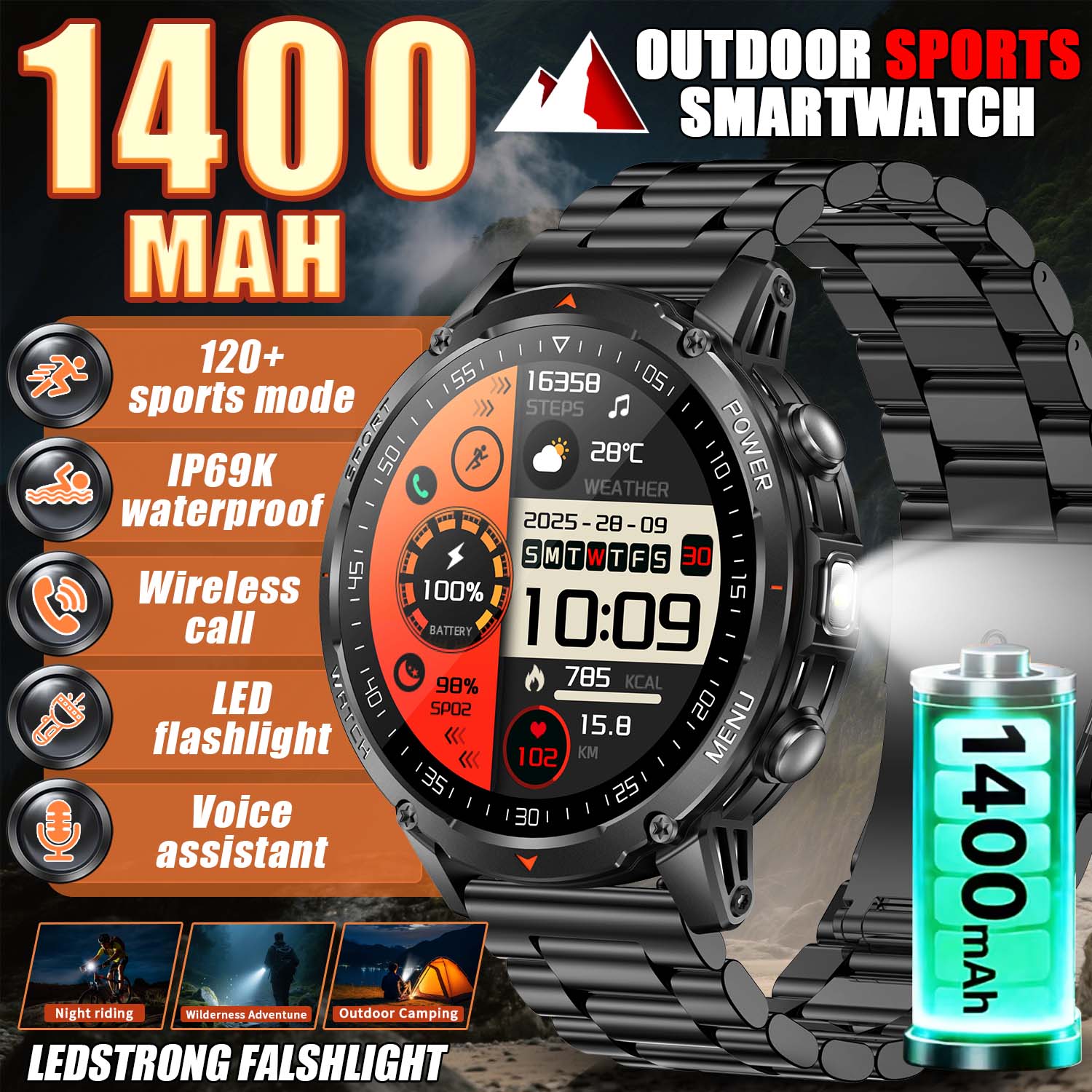 Photography Quiz - 2026 NEW Smart Watch T-rex3 1400mAh