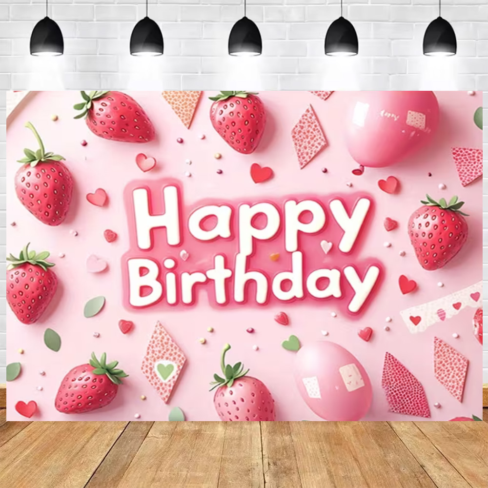 Sweet Strawberry Happy Birthda - đánh giá và giá Photography Cheat Sheet