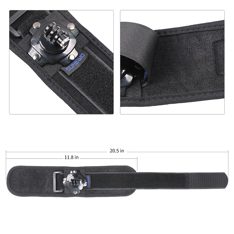 SUREWO Cổ Tay Dây Đai Đeo Tươn - đánh giá và giá Gopro Action Camera Hero 11 Black
