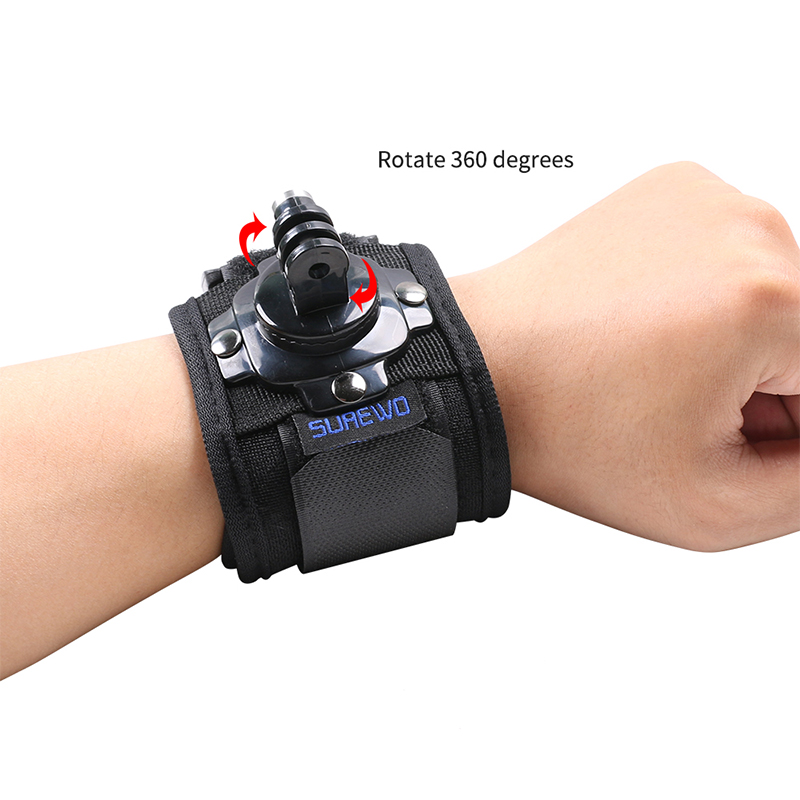 SUREWO Cổ Tay Dây Đai Đeo Tươn - đánh giá và giá Gopro Action Camera Hero 11 Black
