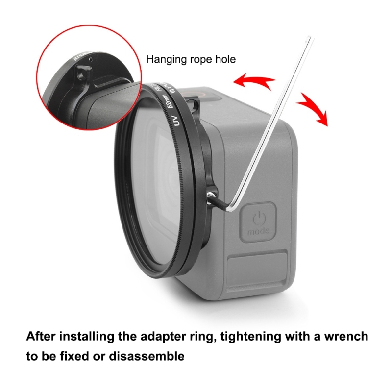 PULUZ 52mm UV Lens Filter For  - đánh giá và giá Gopro Action Camera Hero 11 Black
