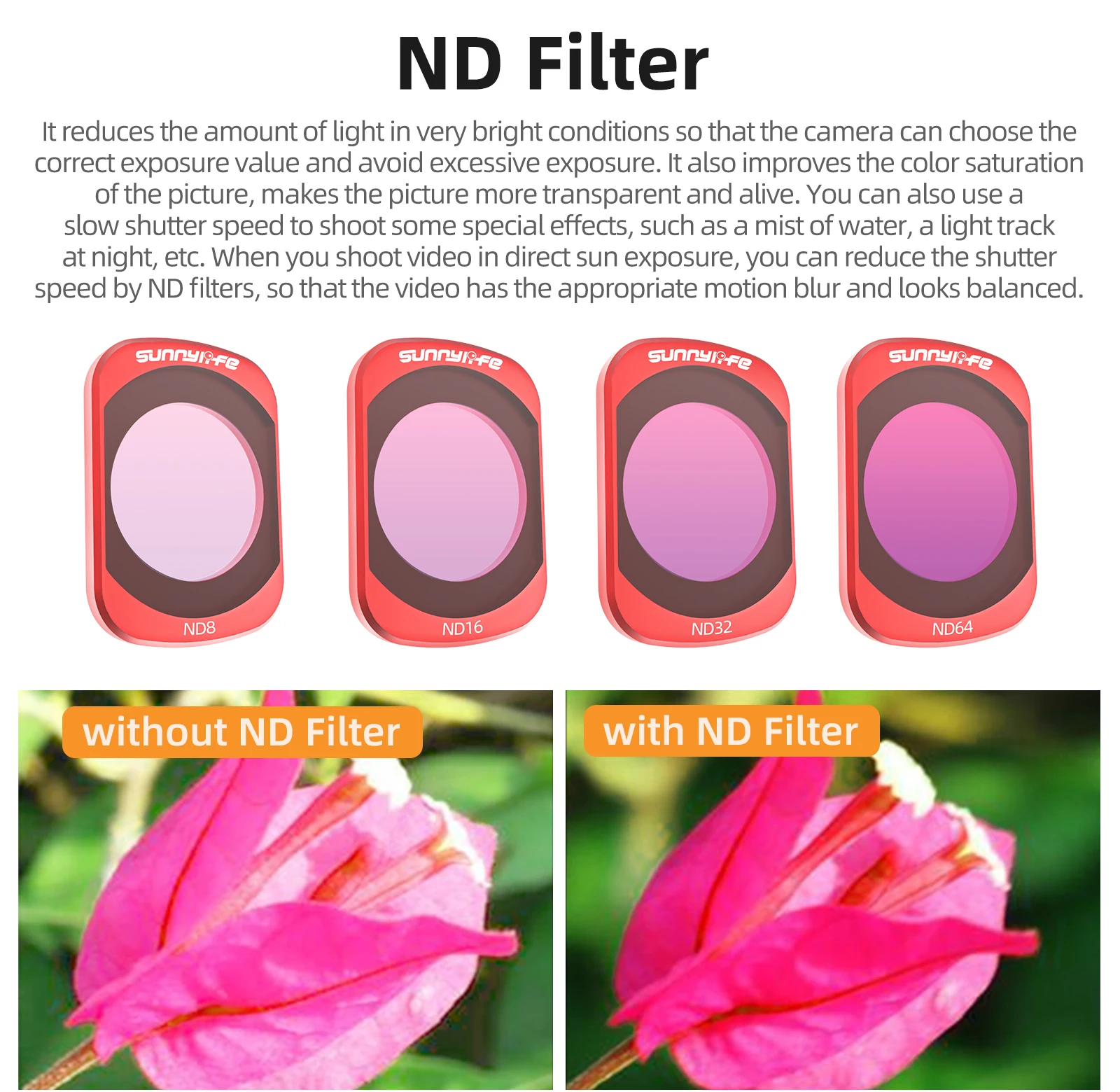 ND Filter Set For DJI Osmo Poc - đánh giá và giá Nd Filter Set