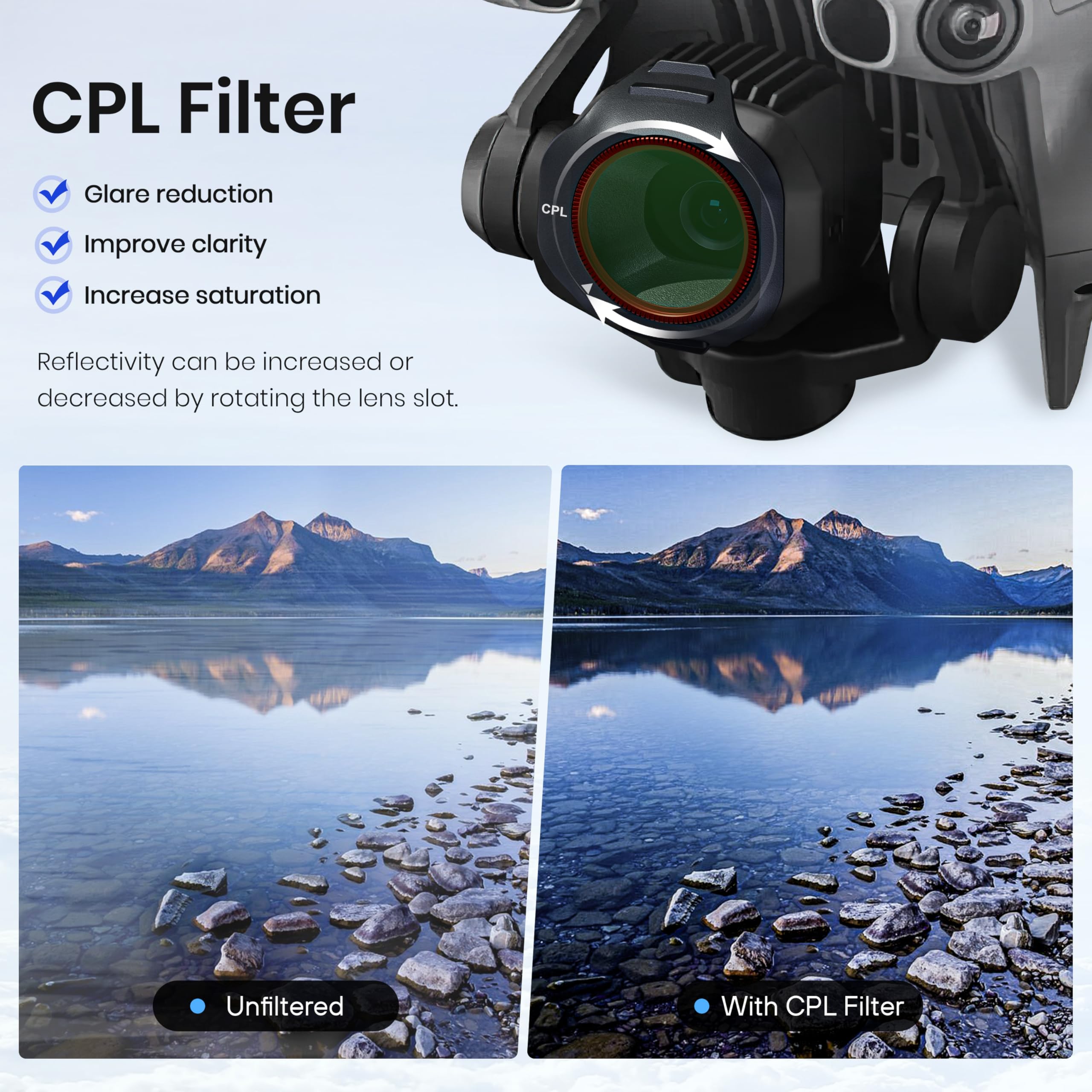 ND/CPL Filter Set for DJI Mini - đánh giá và giá Nd Filter Set